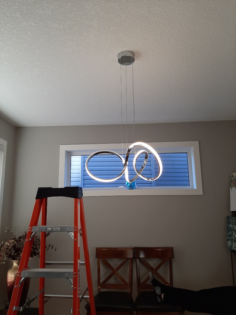Residential Lighting Installation by Platinum Electrical Services in Airdrie