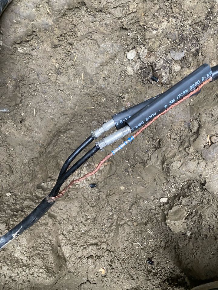 Underground Electrical Service Cable Repair by Platinum Electrical Services in Calgary